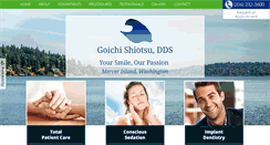Desktop Screenshot of mercerislanddental.com